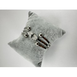 Gümüş Kelebek Yuvarlak Bileklik